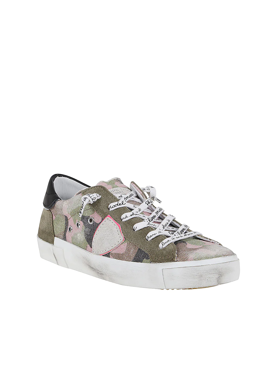 Philippe Model Prsx Low Woman PRLDCF12 Camo Mltrfucsia Women"s Sneakers