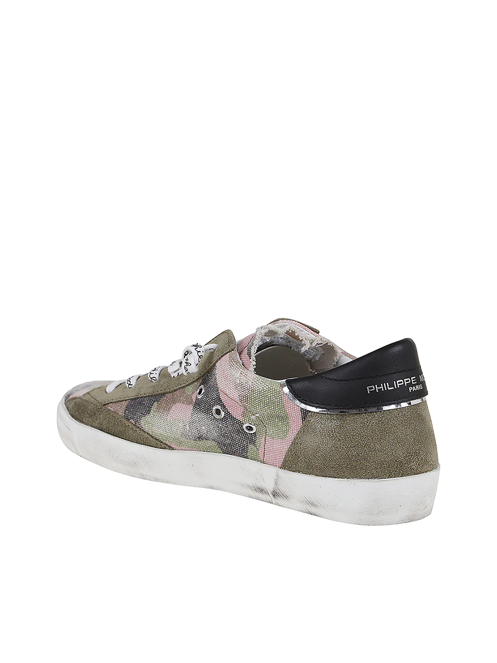 Philippe Model Prsx Low Woman PRLDCF12 Camo Mltrfucsia Women"s Sneakers