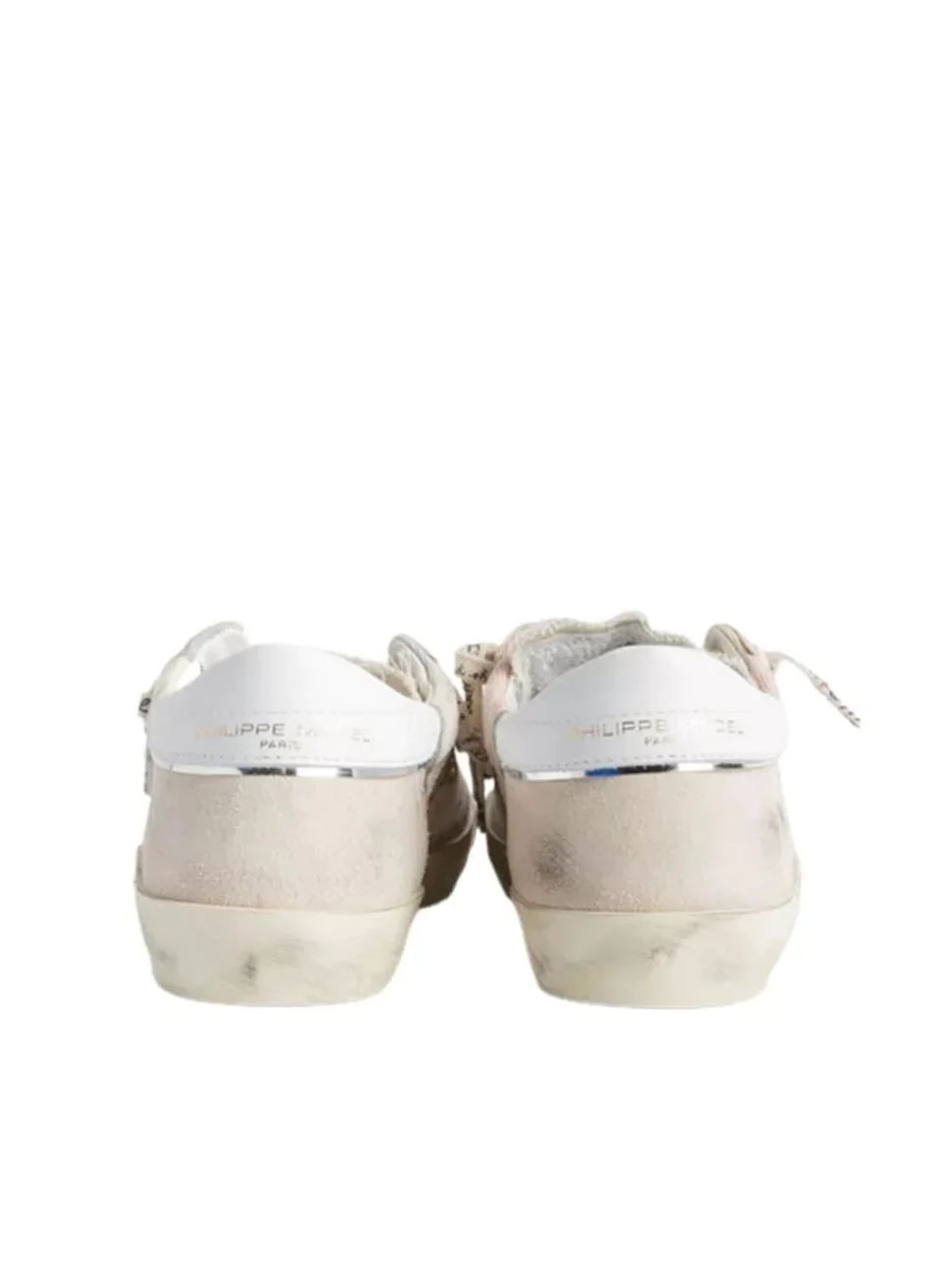 Philippe Model Prsx Low Woman PRLDCF13 Camo Buer Jaune Women"s Sneakers