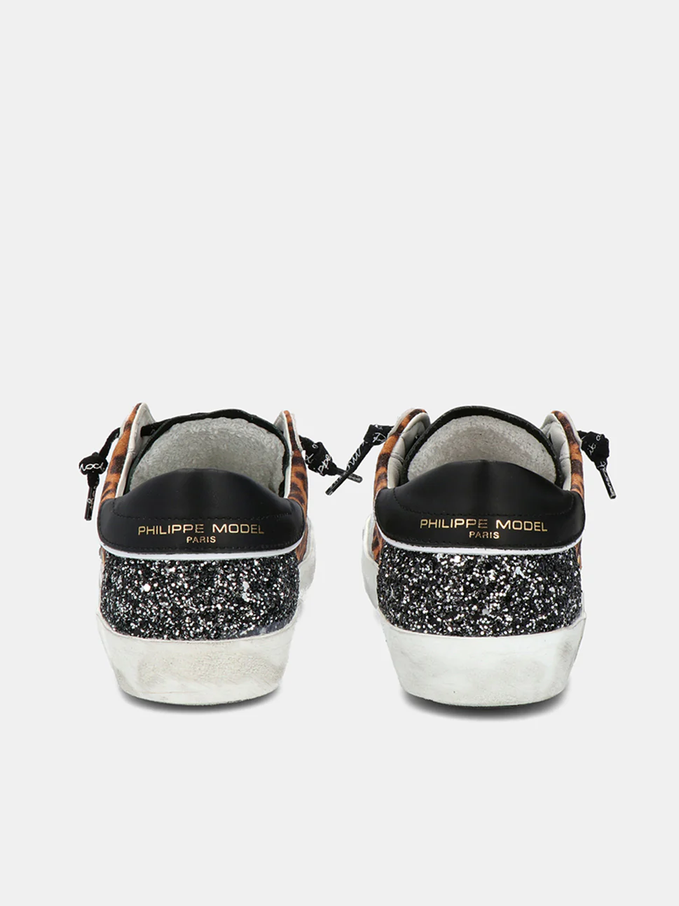 Philippe Model Prsx Low Woman PRLDXL01 Leo Mix Nir Bge Women"s Sneakers