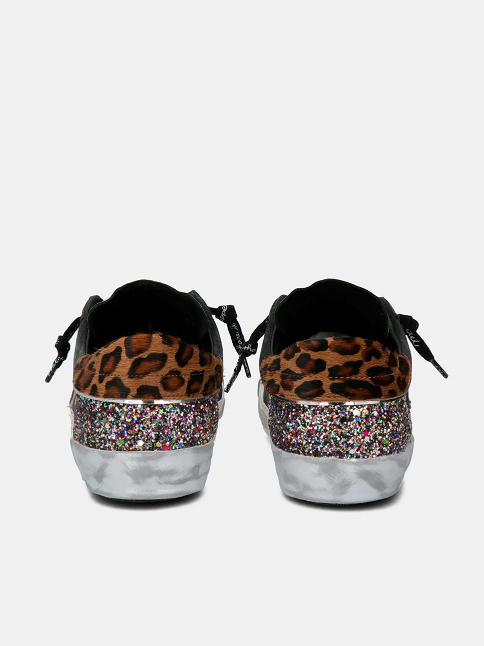 Philippe Model Prsx Low Woman PRLDXL02 Mix Noir Argent Women"s Sneakers