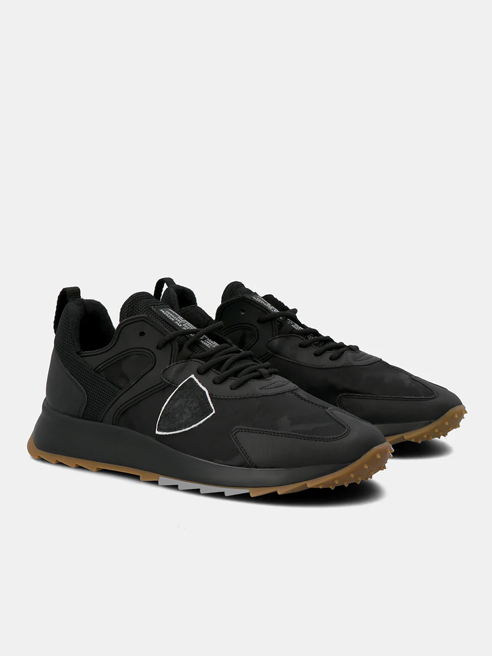 Philippe Model Royale Low Man RLLUCC10 Camouflage Noir Men"s Sneakers