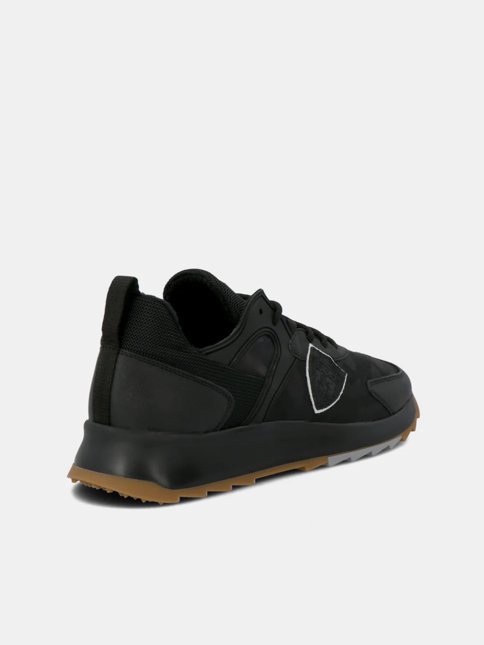 Philippe Model Royale Low Man RLLUCC10 Camouflage Noir Men"s Sneakers