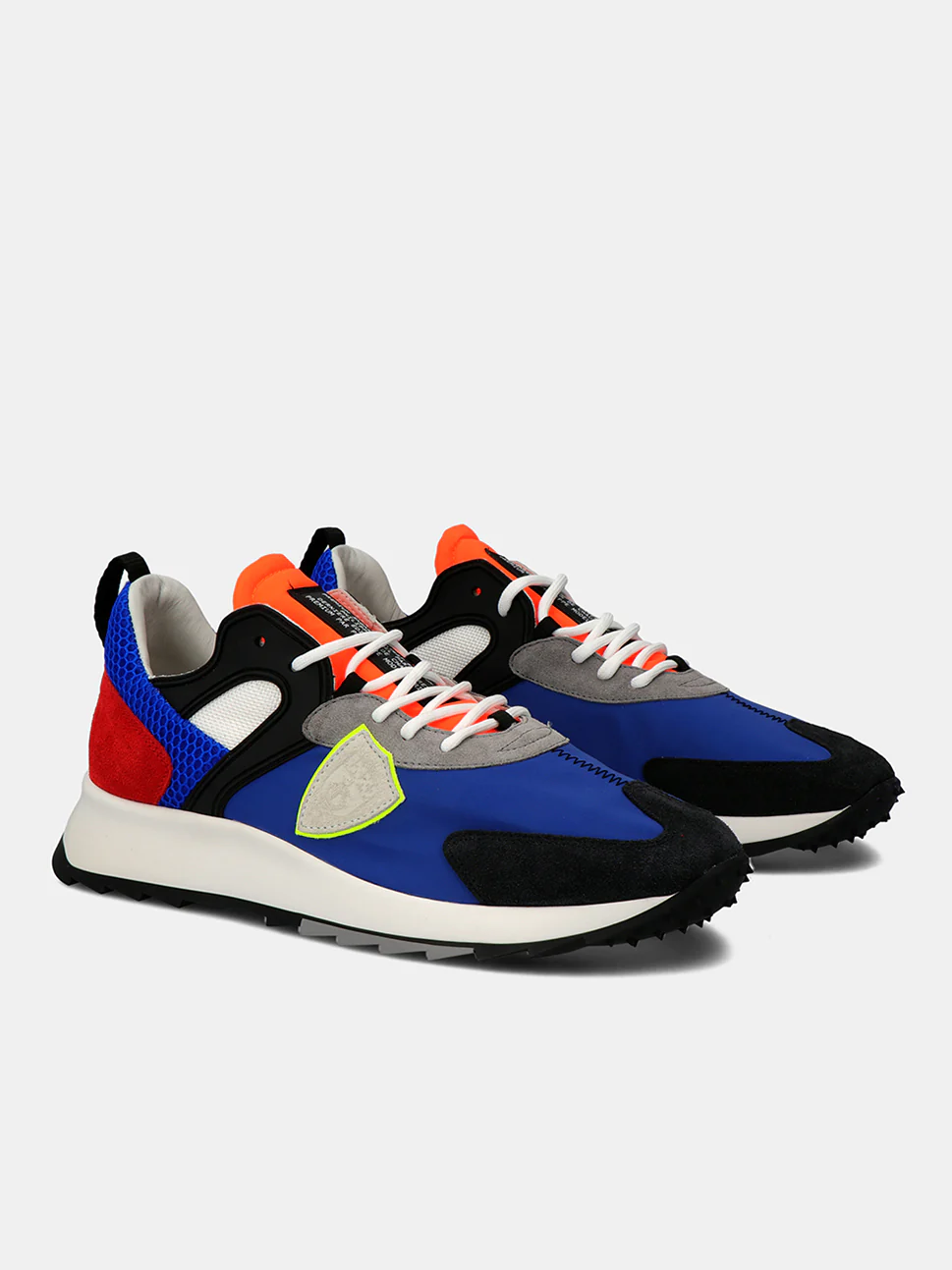 Philippe Model Royale Low Man RLLUTP02 Bluette Orange Men"s Sneakers