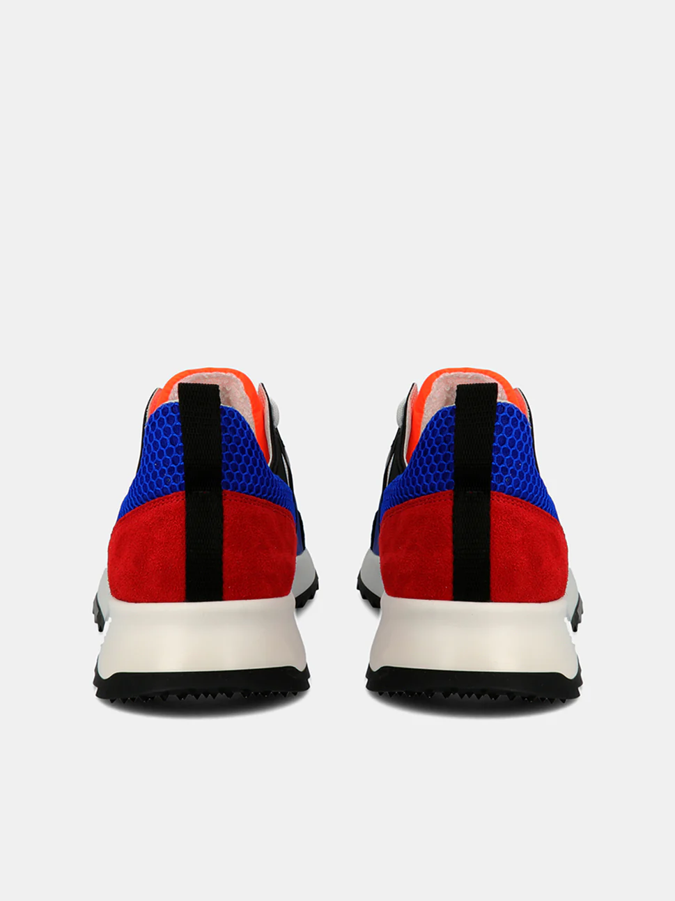 Philippe Model Royale Low Man RLLUTP02 Bluette Orange Men"s Sneakers