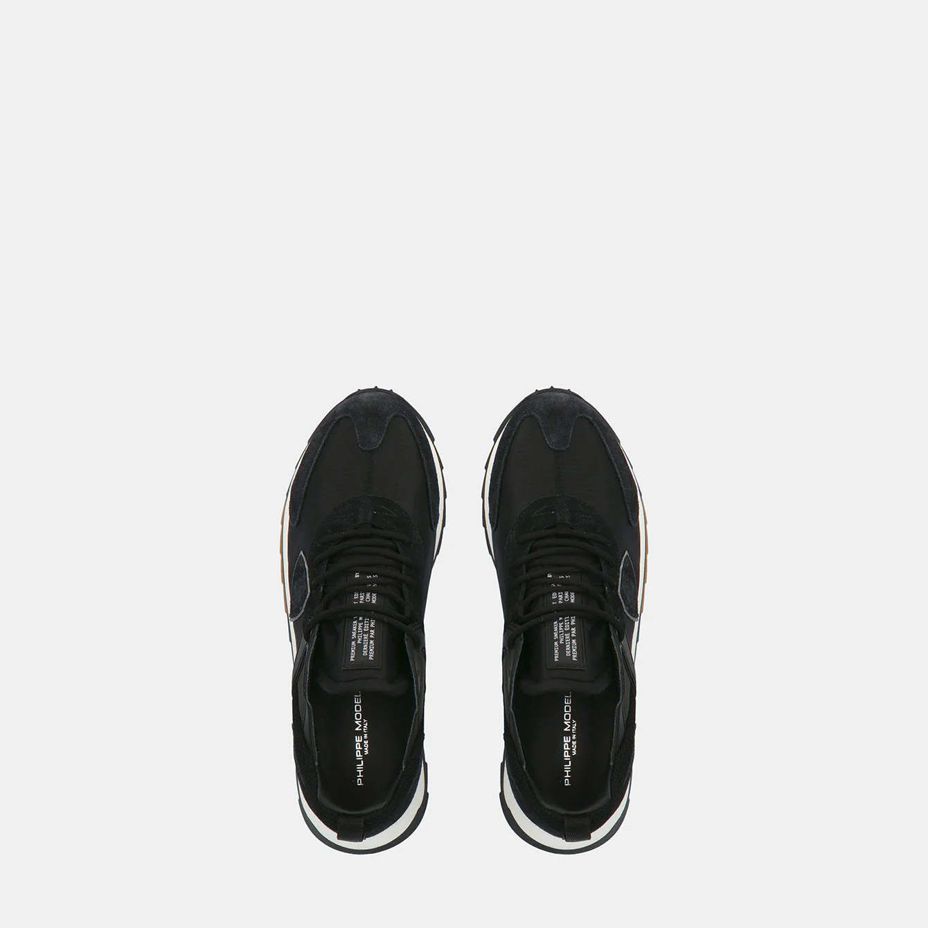 Philippe Model Royale Low Man RLLUW007 Mondial Noir Men"s Sneakers