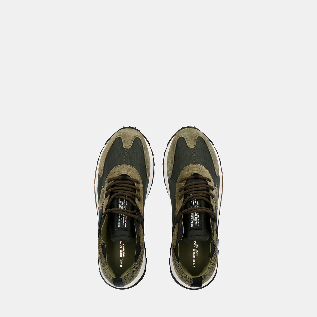 Philippe Model Royale Low Man RLLUW010 Mndl Militaire Men"s Sneakers