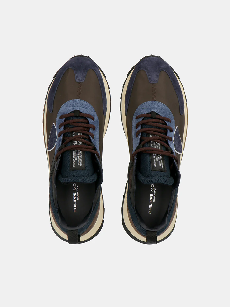 Philippe Model Royale Low Man RLLUWI01 Mndl Iver Bleu Men"s Sneakers