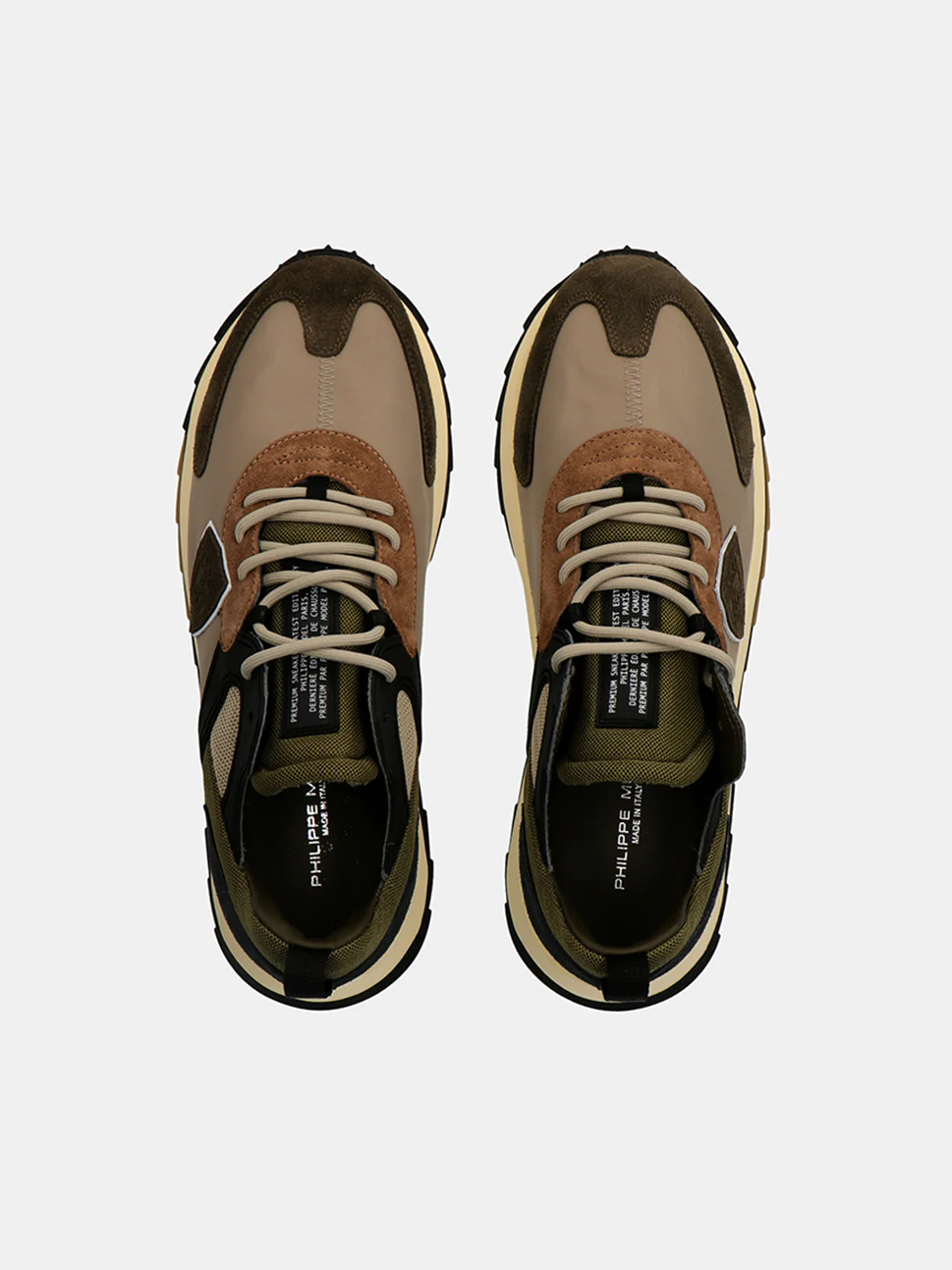 Philippe Model Royale Low Man RLLUWI02 Mndl Iver Beige Men"s Sneakers