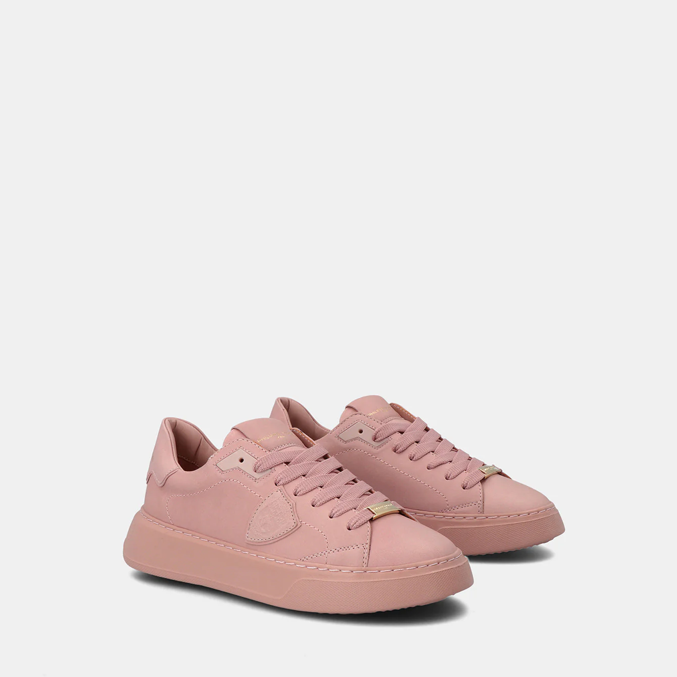 Philippe Model Temple Low Woman BTLDMON8 Monocrom Lilac Women"s Sneakers