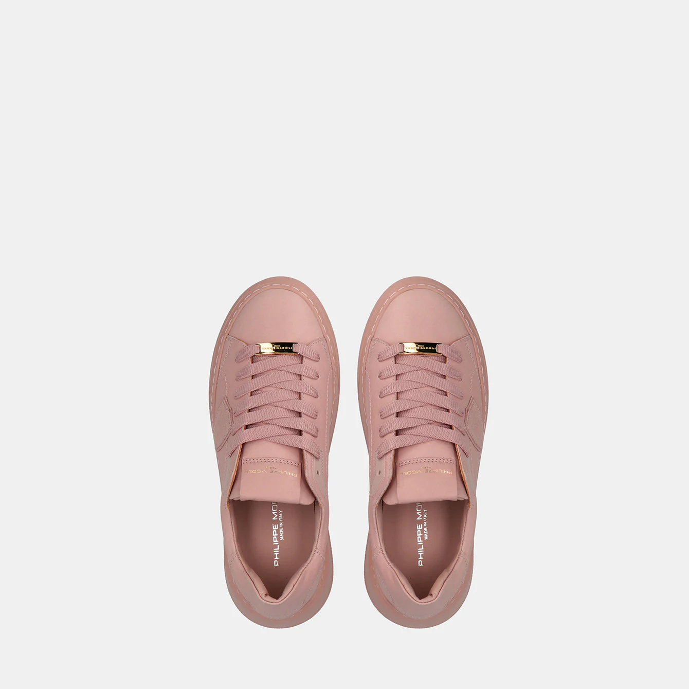 Philippe Model Temple Low Woman BTLDMON8 Monocrom Lilac Women"s Sneakers