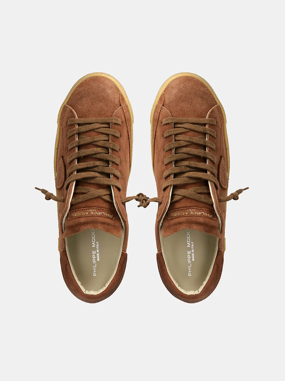 Philippe Model Temple Low Woman BTLDVG03 Glitter Violet Women"s Sneakers