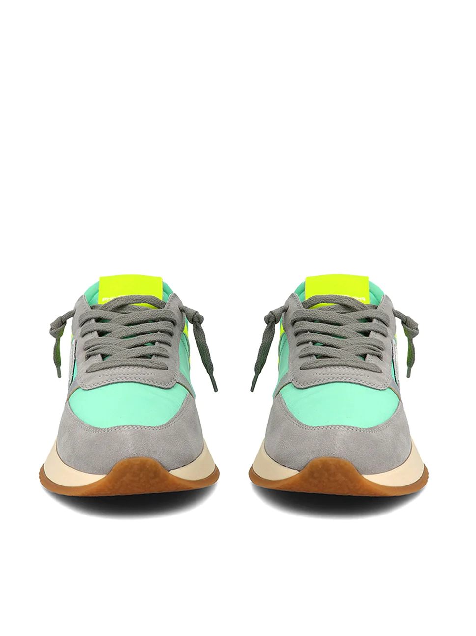 Philippe Model Tropez 21 Low Woman TYLDAP02 Anml P Eau Gris Women"s Sneakers