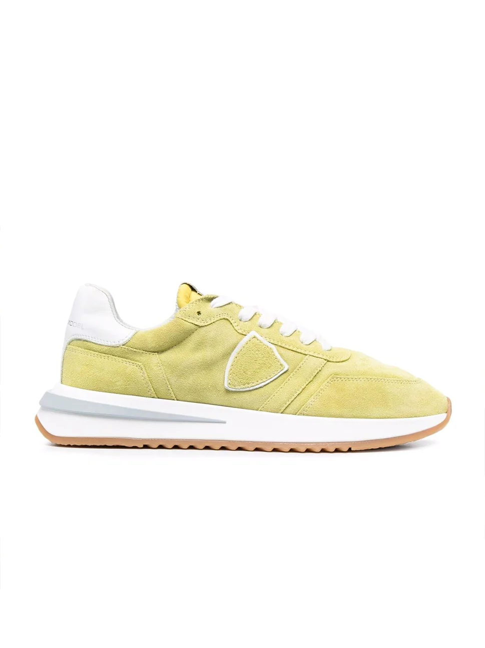 Philippe Model Tropez 21 Low Woman TYLDDL08 Daim Lave Jaun Women"s Sneakers