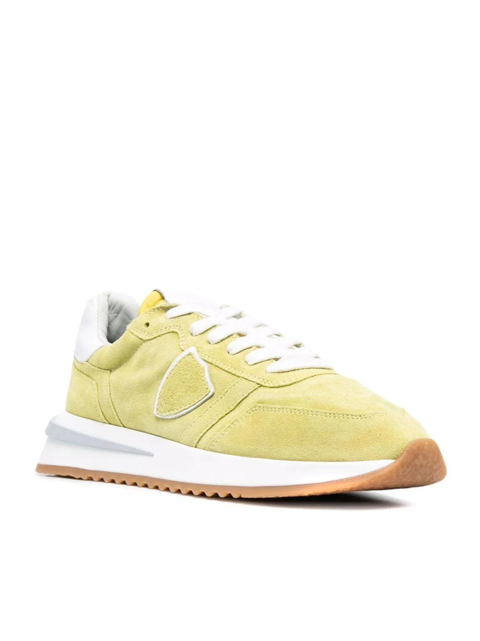 Philippe Model Tropez 21 Low Woman TYLDDL08 Daim Lave Jaun Women"s Sneakers