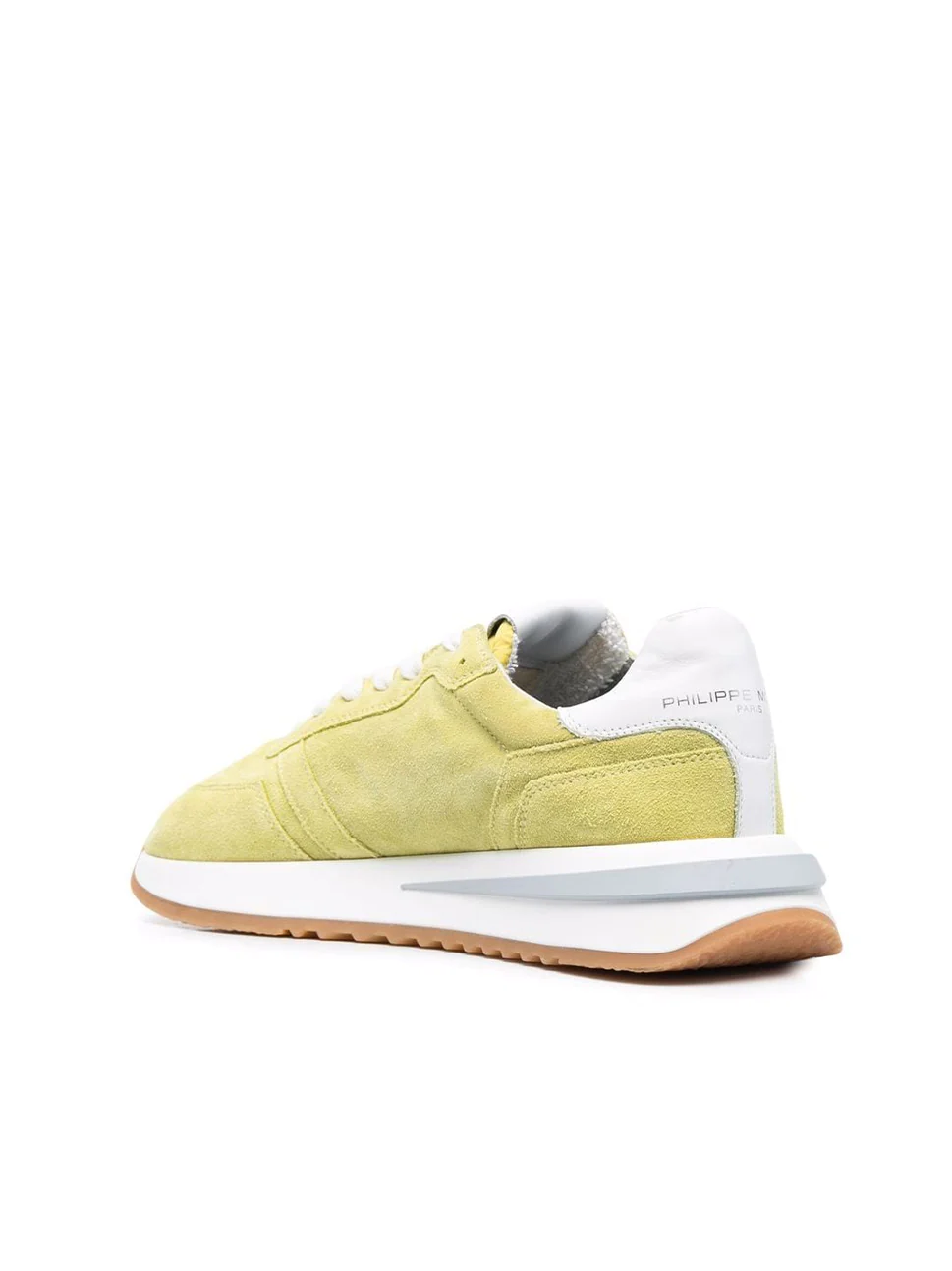 Philippe Model Tropez 21 Low Woman TYLDDL08 Daim Lave Jaun Women"s Sneakers