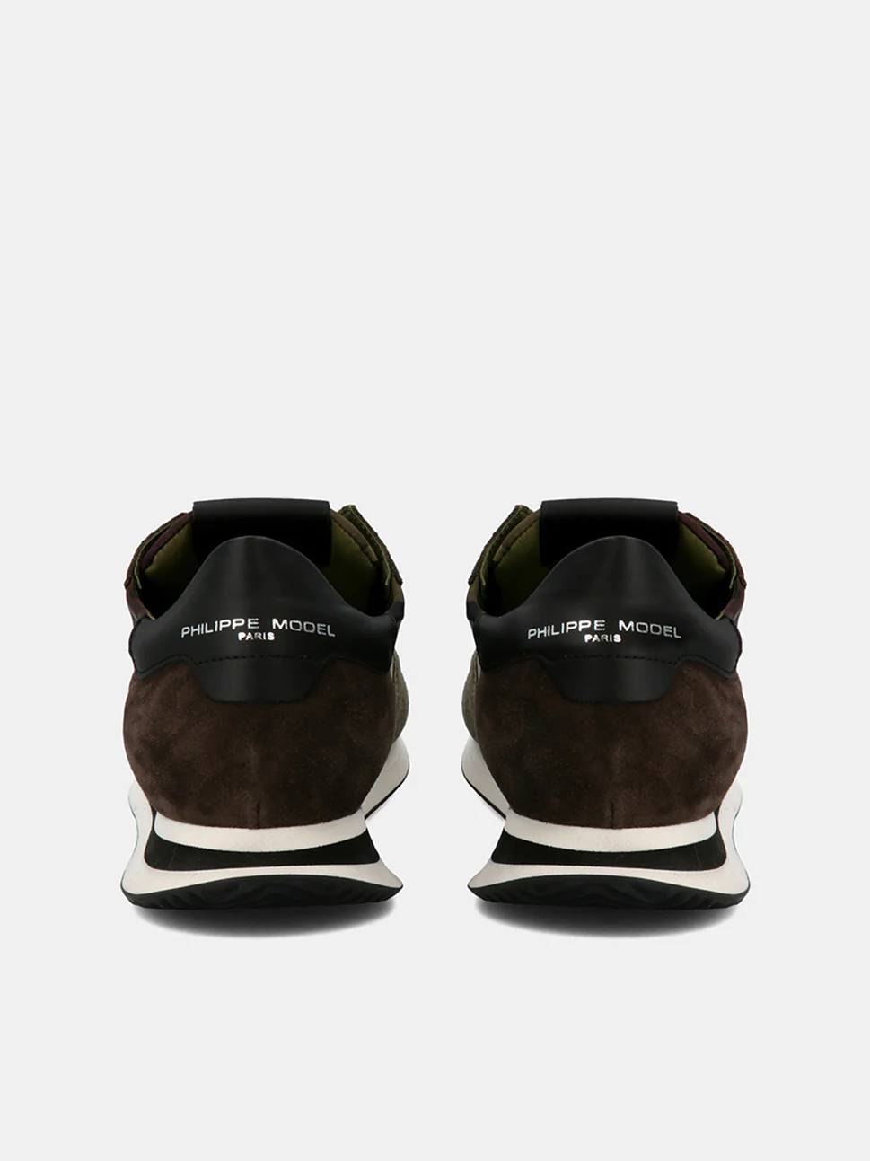 Philippe Model Trpx Low Man TZLUCC28 Camo Militaire Men"s Sneakers