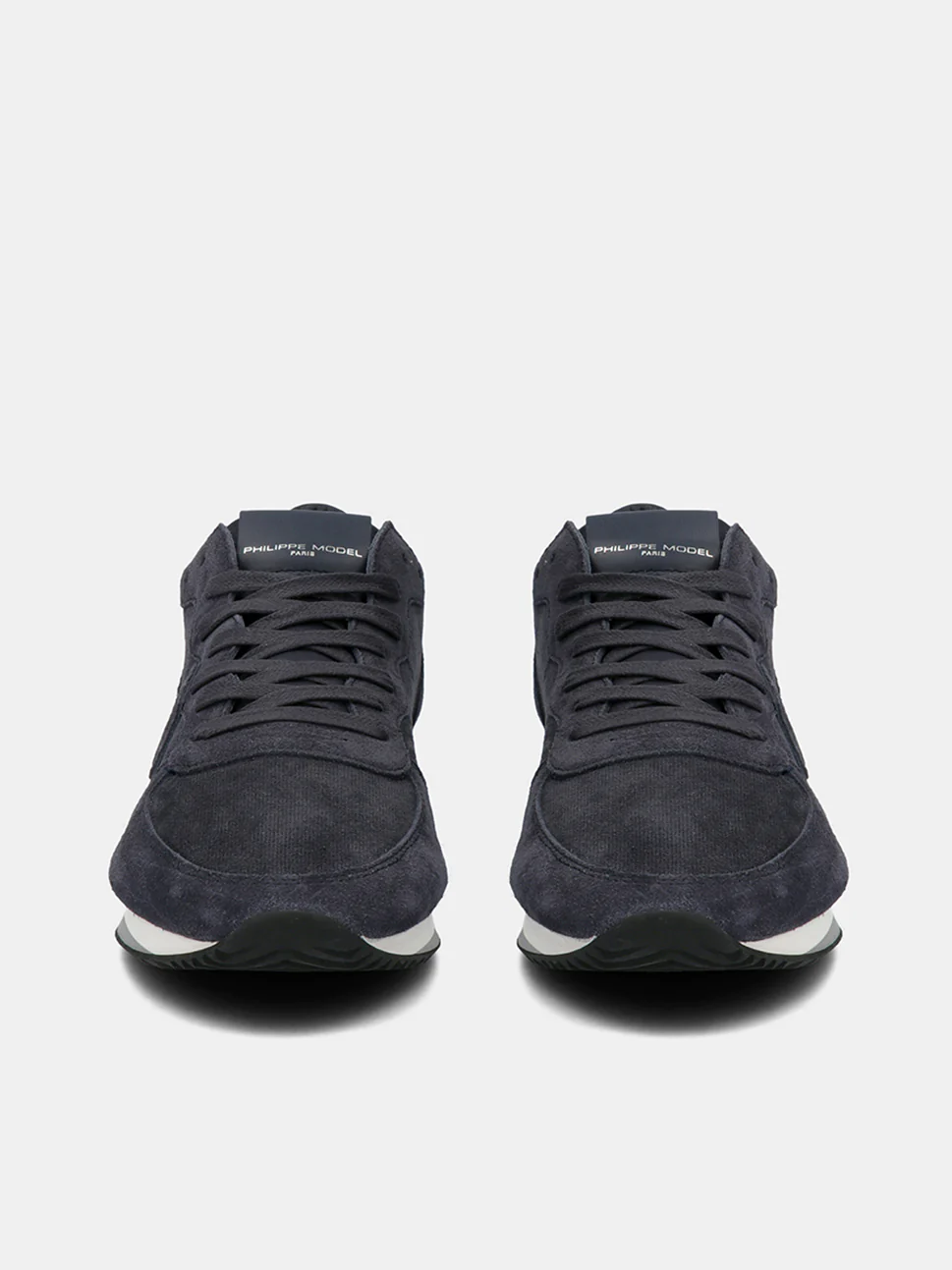 Philippe Model Trpx Low Man TZLUDS16 Daim Bleu Men"s Sneakers