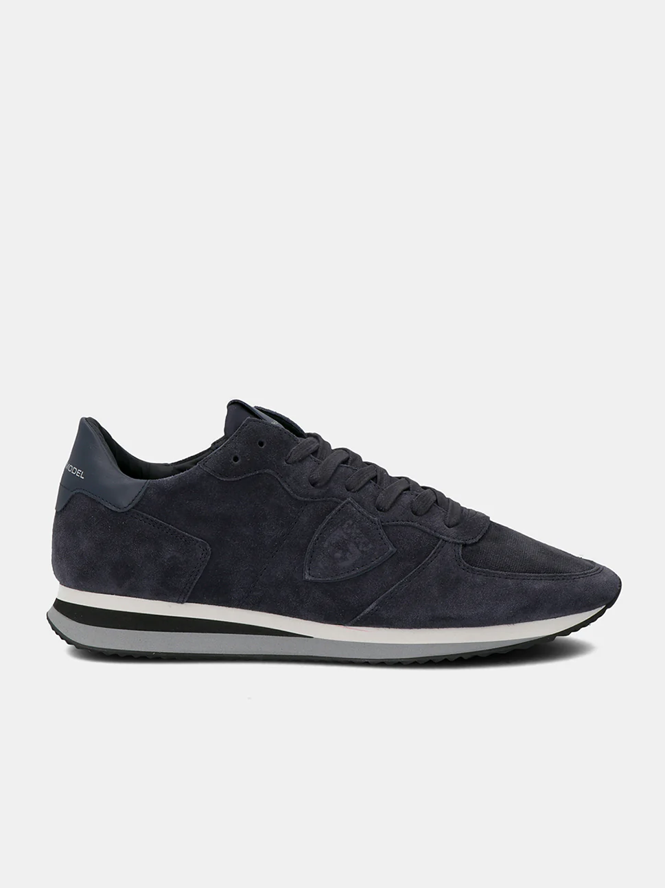 Philippe Model Trpx Low Man TZLUDS16 Daim Bleu Men"s Sneakers