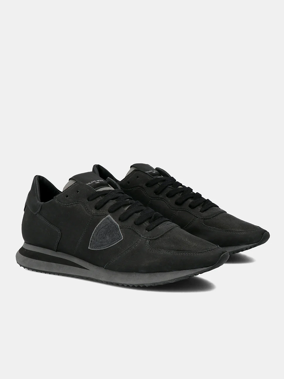 Philippe Model Trpx Low Man TZLUWW30 West Noir Noir Men"s Sneakers