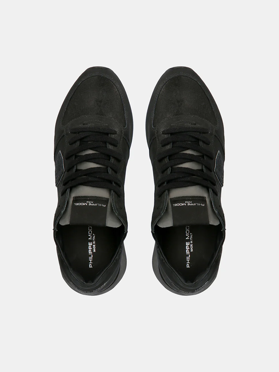 Philippe Model Trpx Low Man TZLUWW30 West Noir Noir Men"s Sneakers