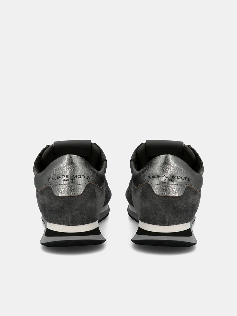 Philippe Model Trpx Low Woman TZLDDS04 Daim Anthracite Women"s Sneakers