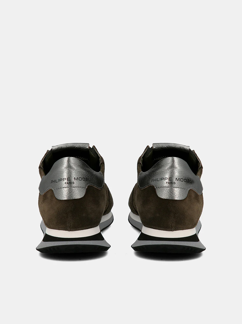 Philippe Model Trpx Low Woman TZLDDS13 Daim Militaire Women"s Sneakers