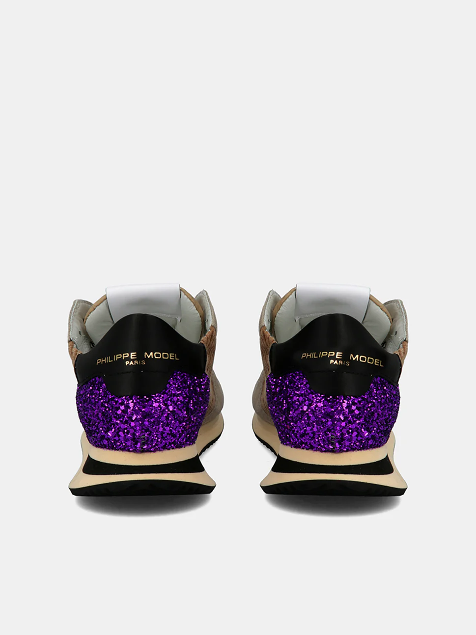 Philippe Model Trpx Low Woman TZLDEX02 Mixage Beige Women"s Sneakers