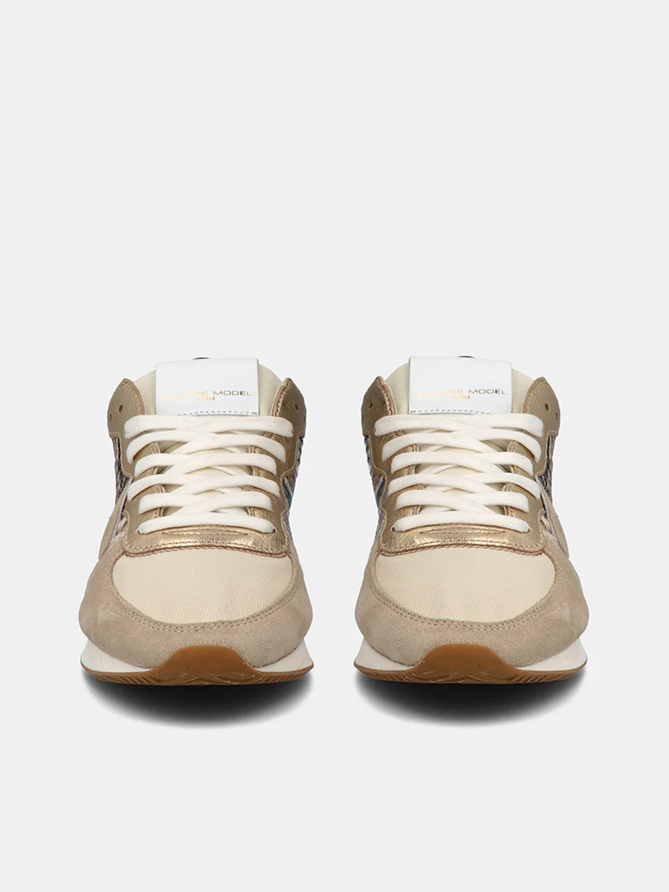 Philippe Model Trpx Low Woman TZLDPX02 Mixage Beige Or Women"s Sneakers