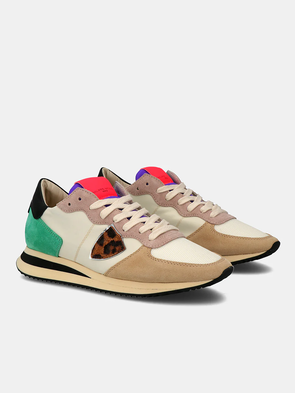 Philippe Model Trpx Low Woman TZLDWJ05 Mndl Buere Vert Women"s Sneakers