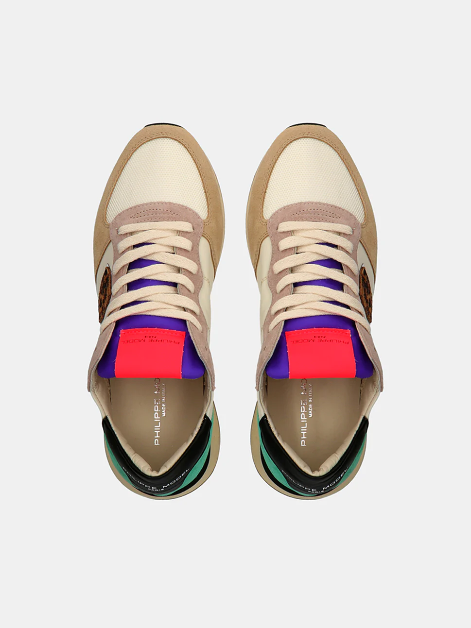 Philippe Model Trpx Low Woman TZLDWJ05 Mndl Buere Vert Women"s Sneakers