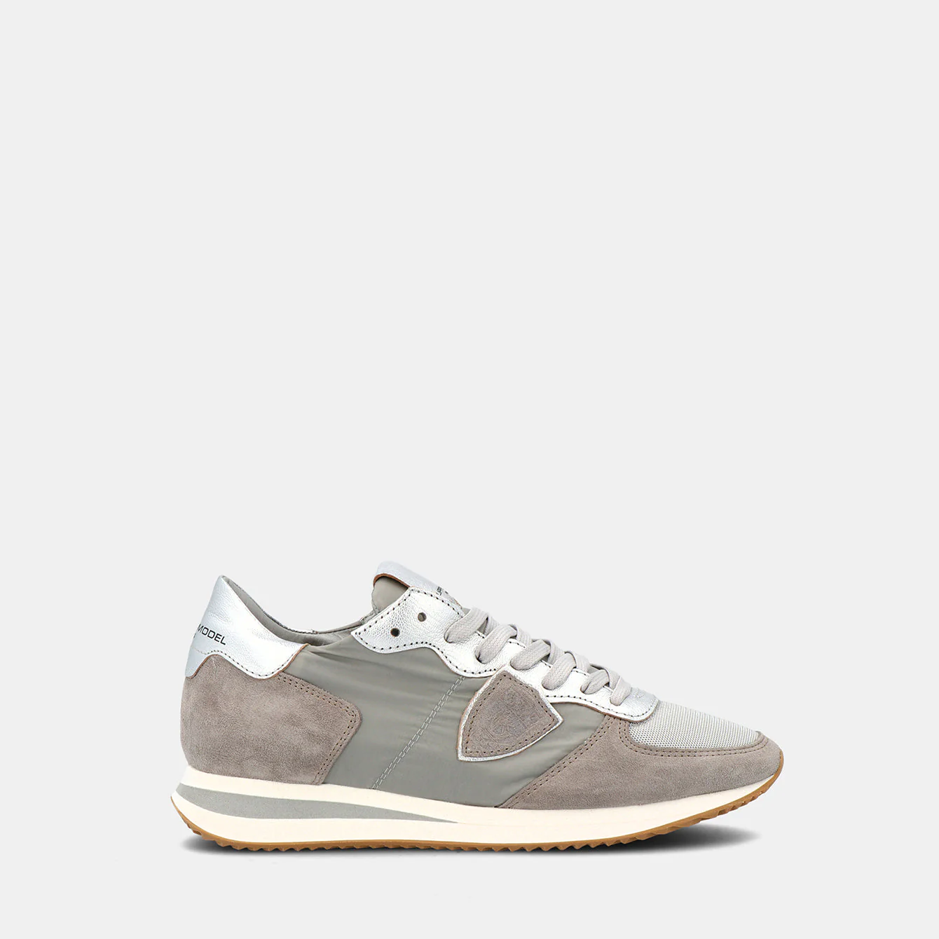 Philippe Model Trpx Low Woman TZLDWM12 Metal Argent Women"s Sneakers