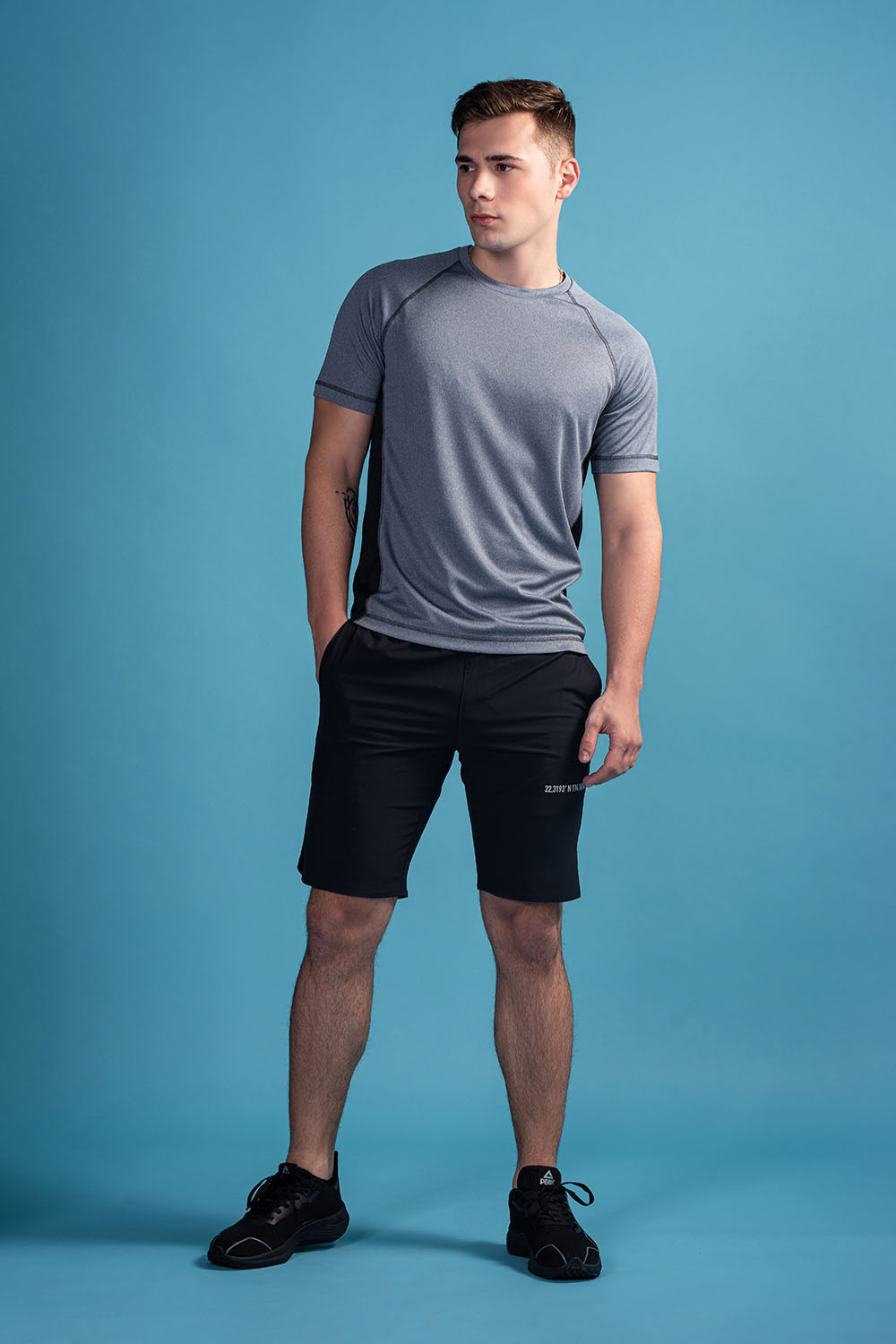 POLYESTER KINTTED T-SHIRTS - MEN2311030167003002