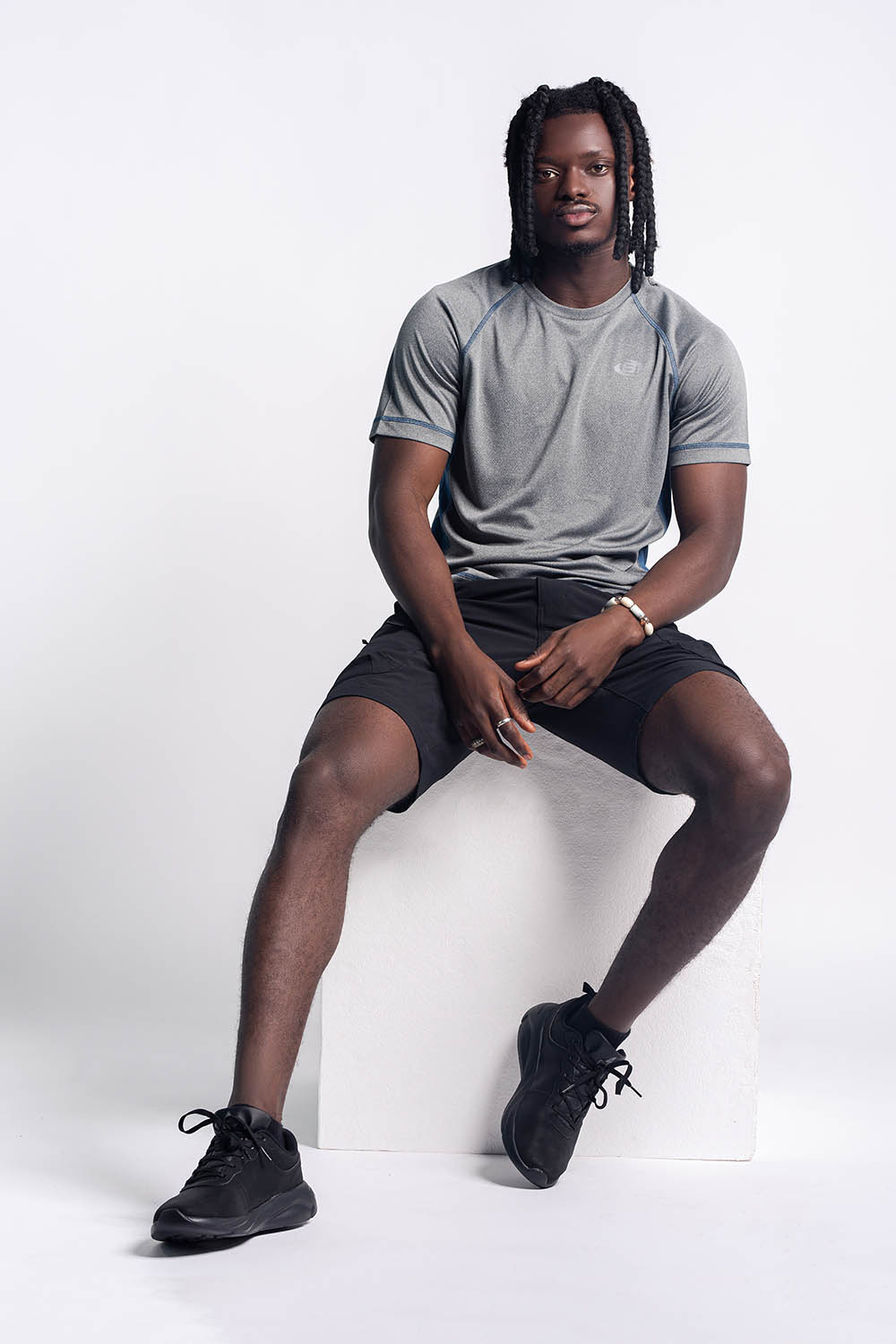 POLYESTER KINTTED T-SHIRTS - MEN2311030167007001