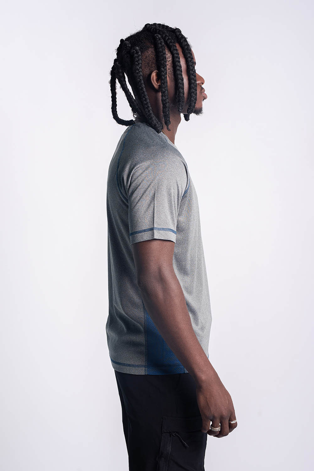 POLYESTER KINTTED T-SHIRTS - MEN2311030167007002
