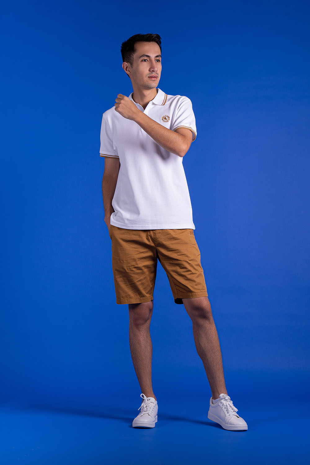 POLYESTER KNITTED POLO SHIRTS - MEN2311080140337002