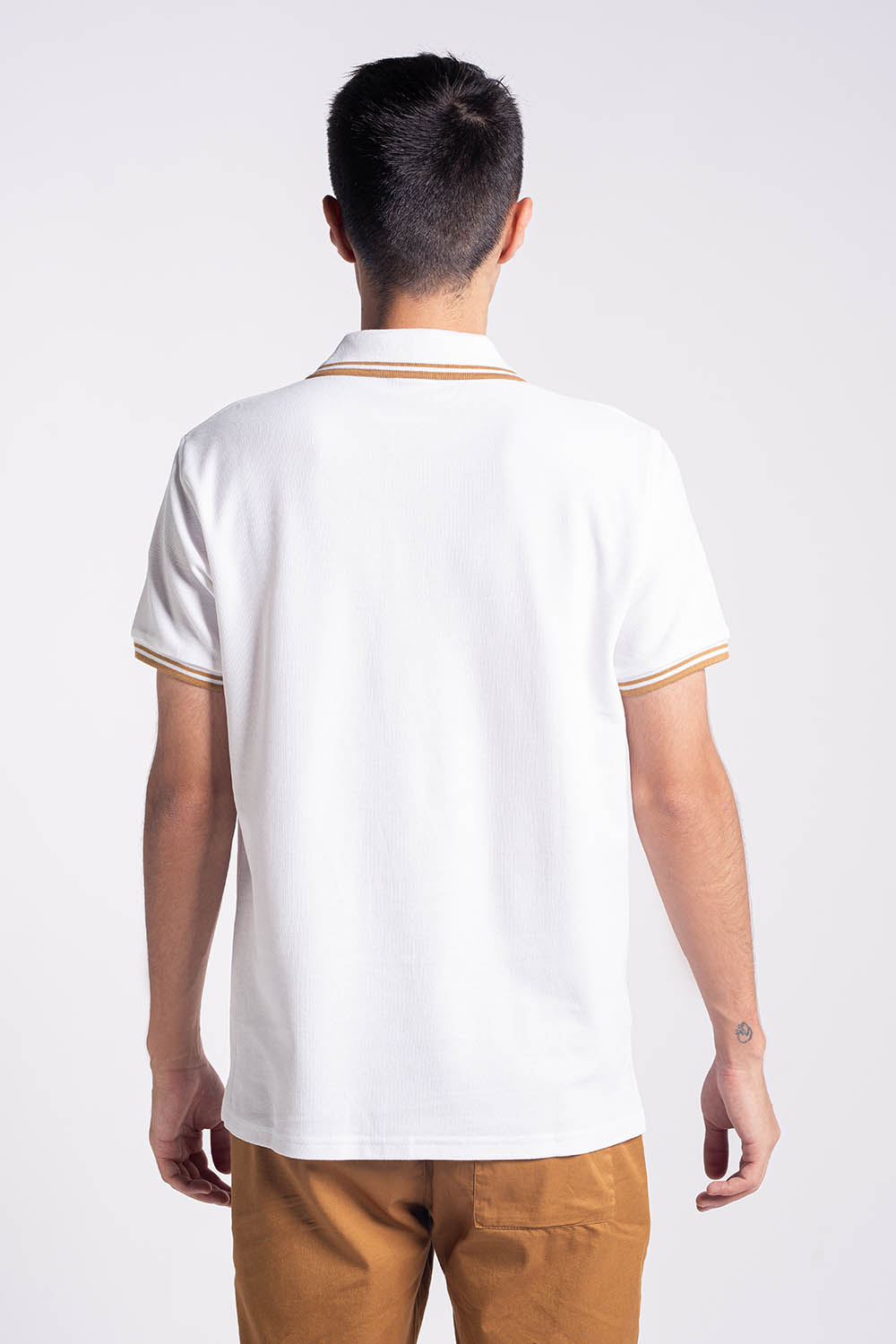 POLYESTER KNITTED POLO SHIRTS - MEN2311080140337002