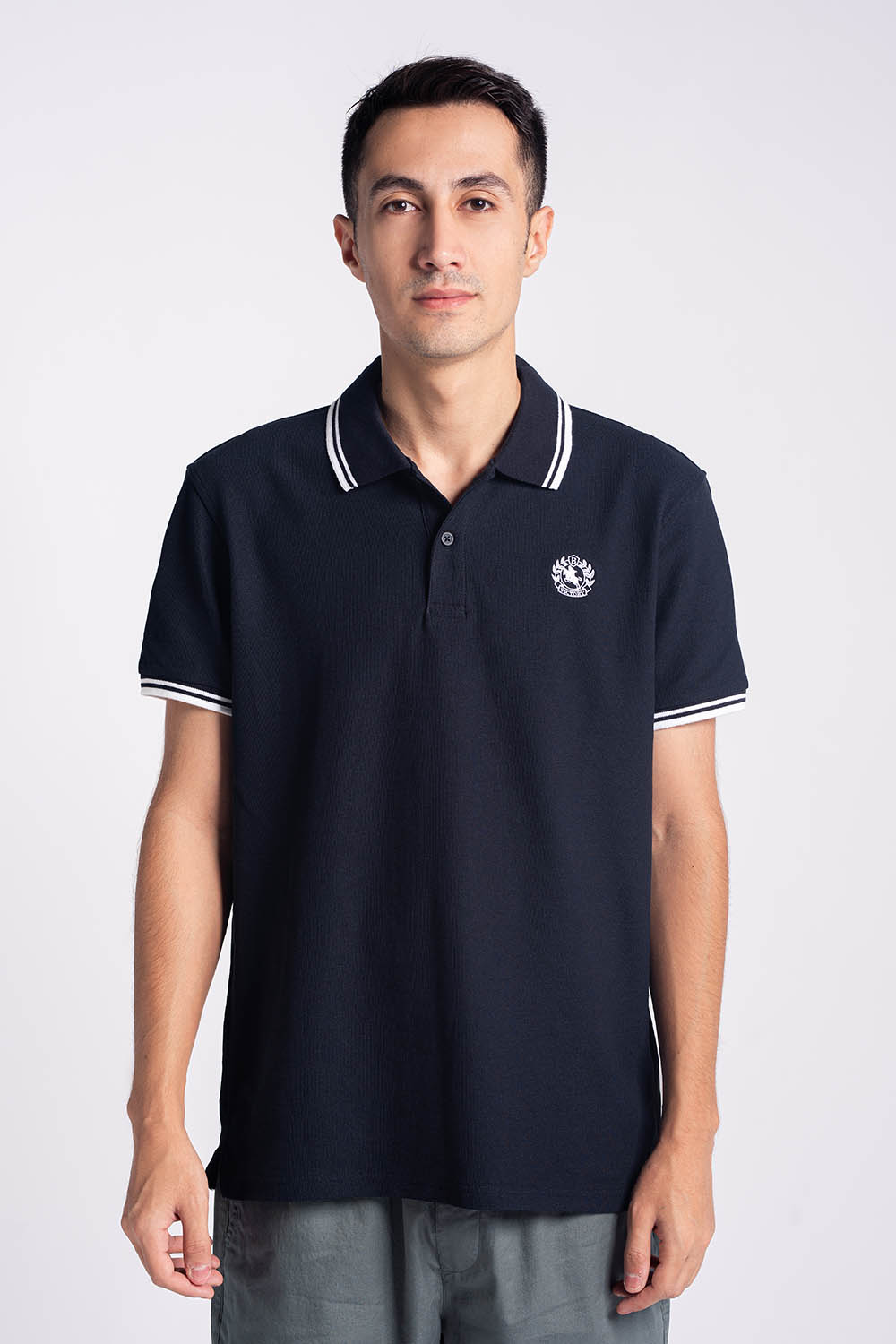 POLYESTER KNITTED POLO SHIRTS - MEN2311080140337002