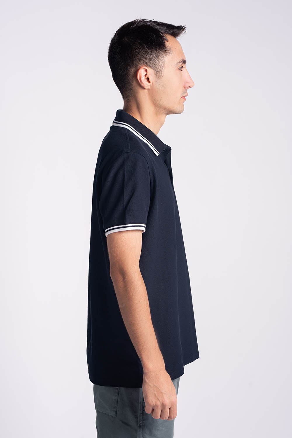 POLYESTER KNITTED POLO SHIRTS - MEN2311080140337002