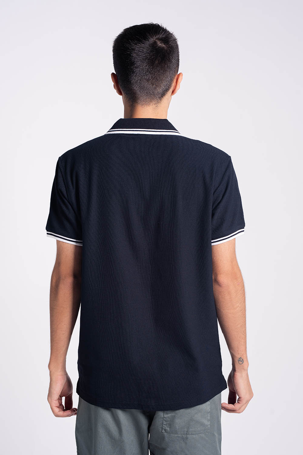 POLYESTER KNITTED POLO SHIRTS - MEN2311080140337002