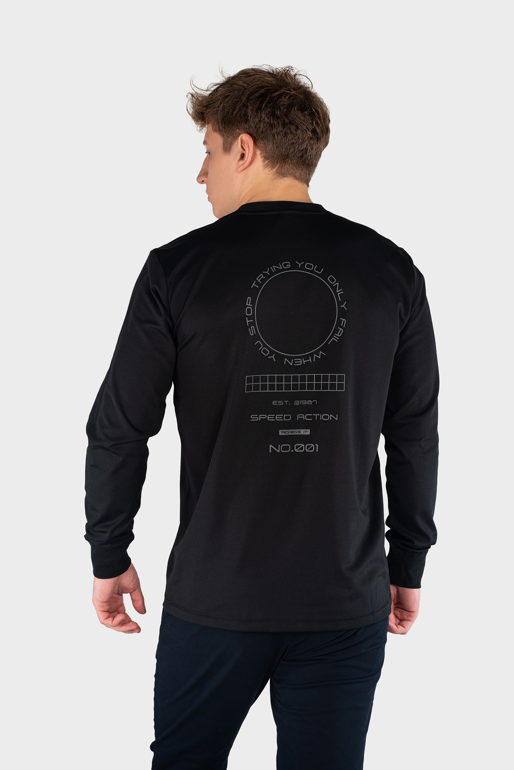 Ribbed Neck and Cuff Knitted T-Shirt