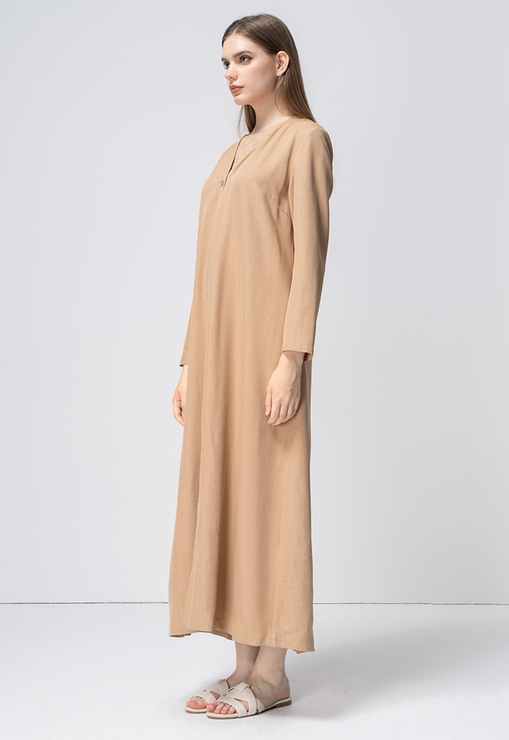 DRESS - BEIGE