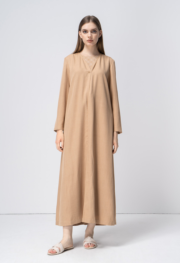 DRESS - BEIGE