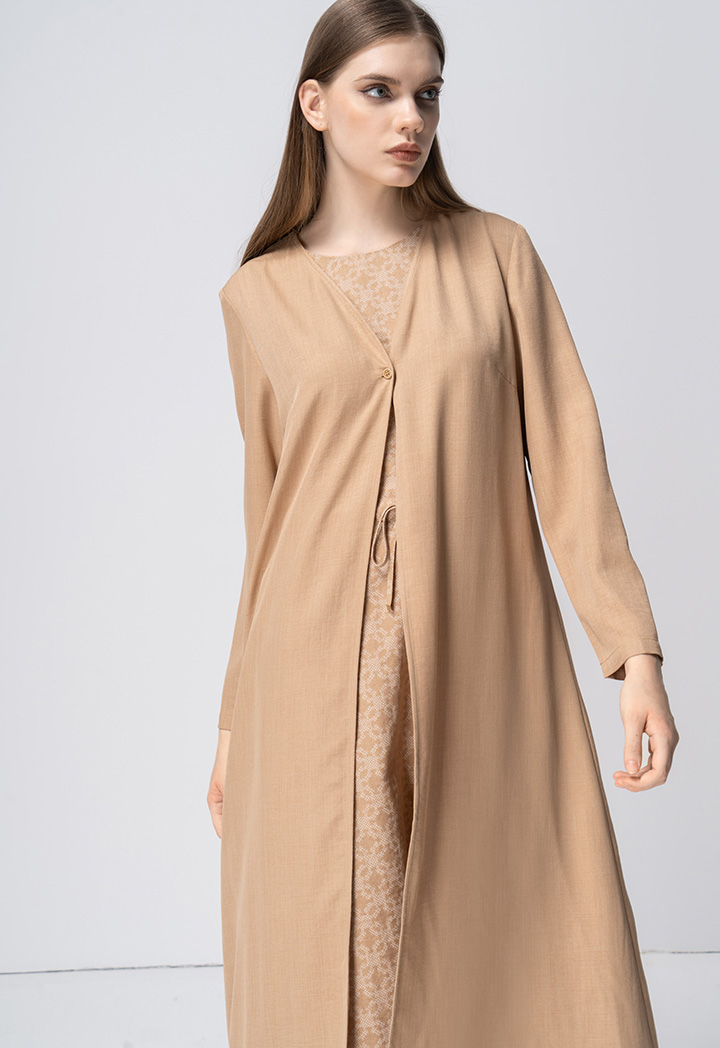 DRESS - BEIGE