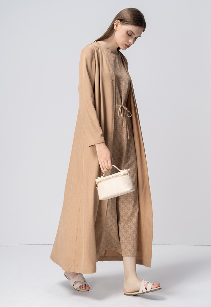 DRESS - BEIGE