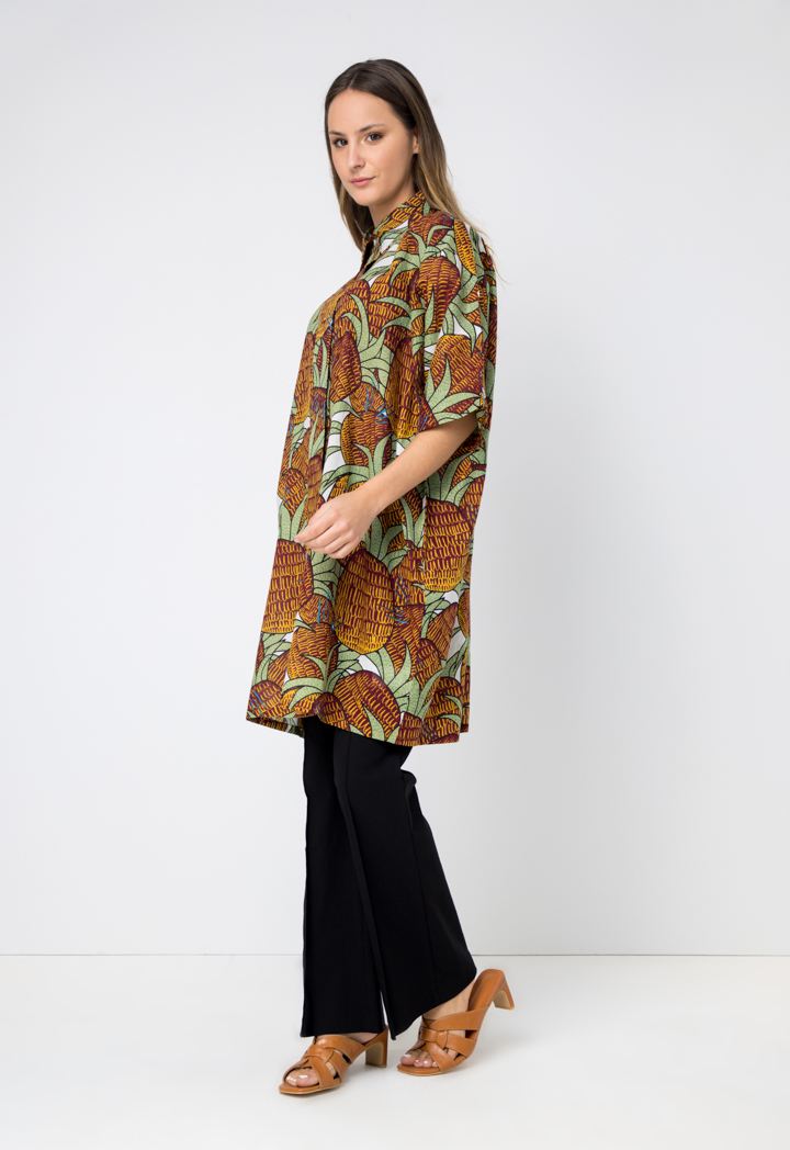 T-SHIRT - GREEN PRINT