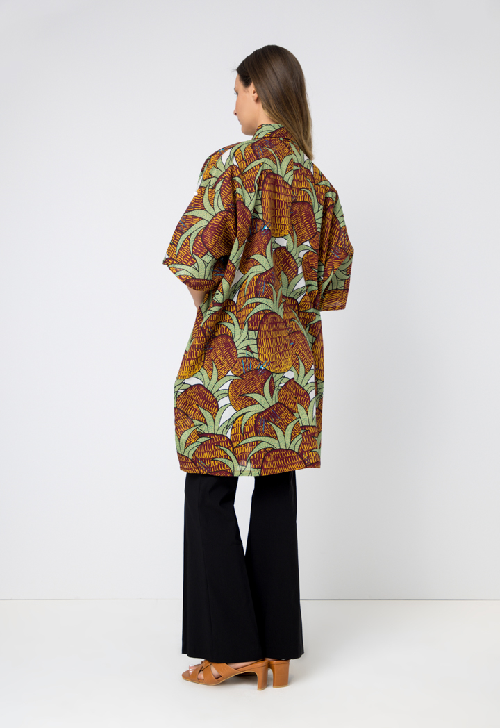 T-SHIRT - GREEN PRINT