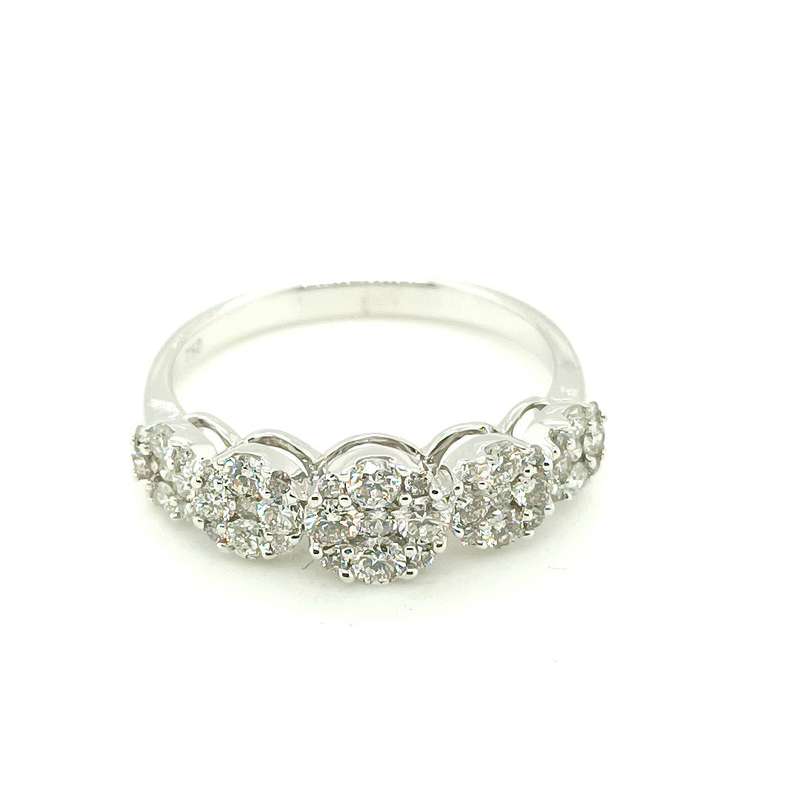 RN0741400 18k White Gold Diamond Ring