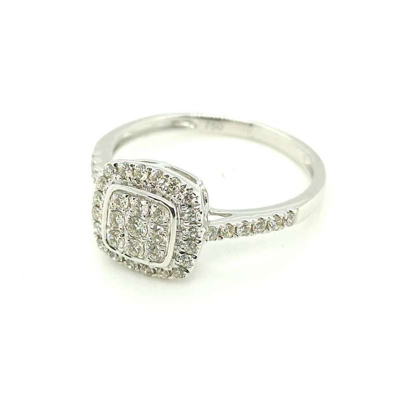 RN0743856 18K White Gold Diamond Ring