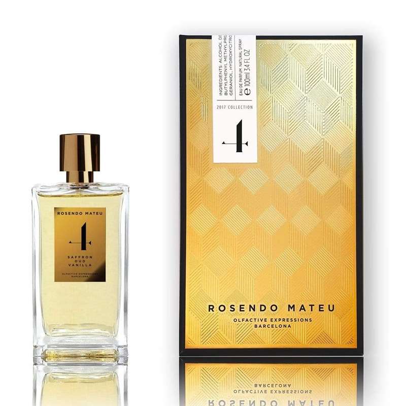Rosendo Mateu No 4 Saffron Oud Vanilla  Eau De Parfum For Unisex 100ML